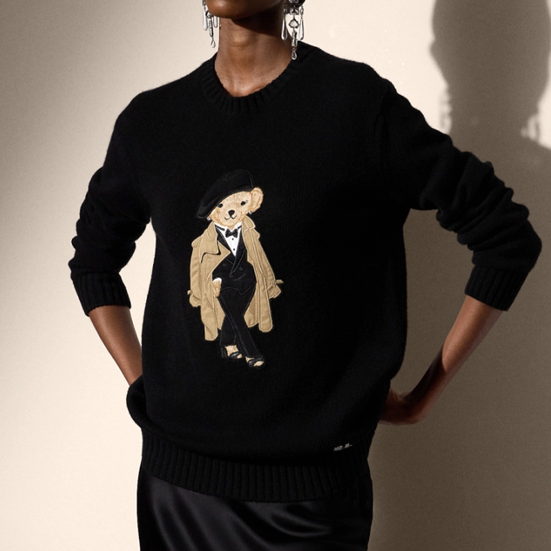Wool Coat Peacoat - Trench Teddy Bear Knit Sweater Women