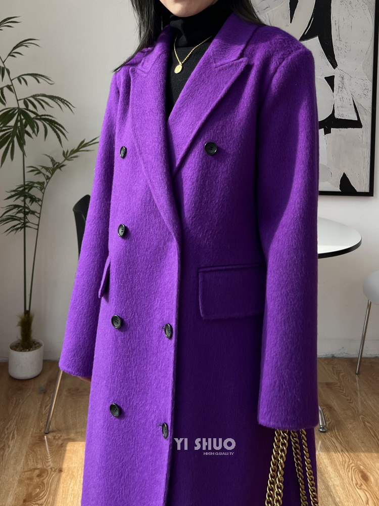 Autumn Winter New Thick Double - Wool Coat Peacoat ulasan dan harga