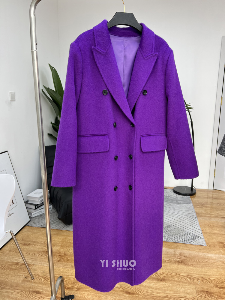 Autumn Winter New Thick Double - Wool Coat Peacoat ulasan dan harga