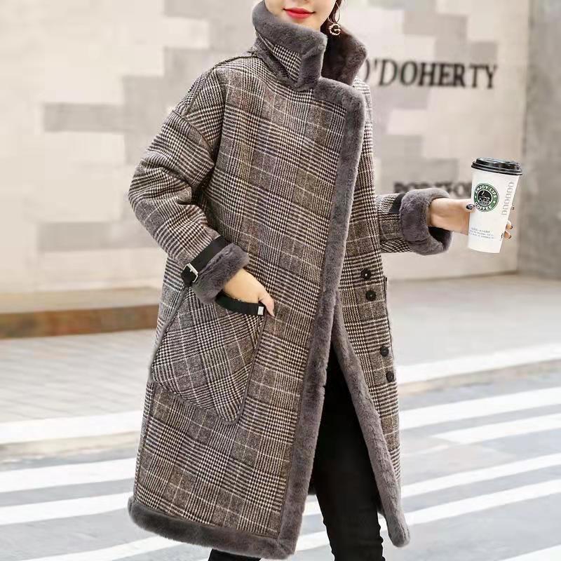 2026 Winter Warm Coat Plush Th - Wool Coat Peacoat ulasan dan harga