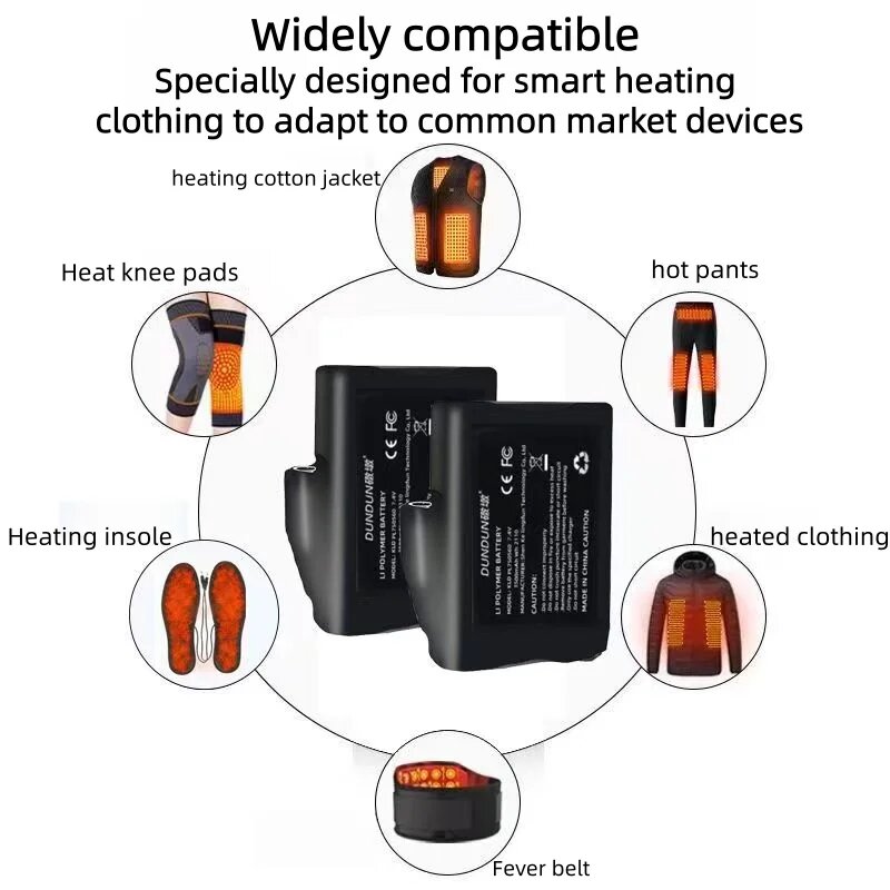 Heated Gloves Battery 7.4V 350 - Heated Vest Battery ulasan dan harga
